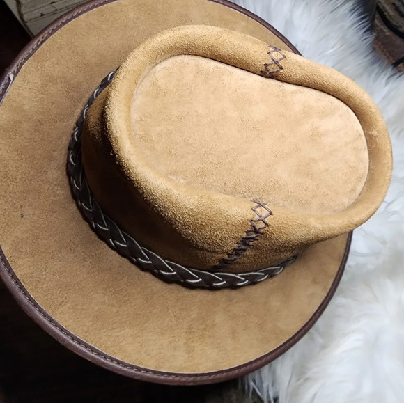 San Zemo leather cowboy hat NEW‎ - Picture 12 of 14